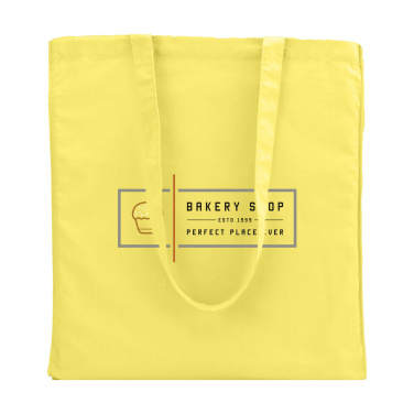 Logo trade promotional item photo of: Colour Square Bag (160 g/m²) cotton bag